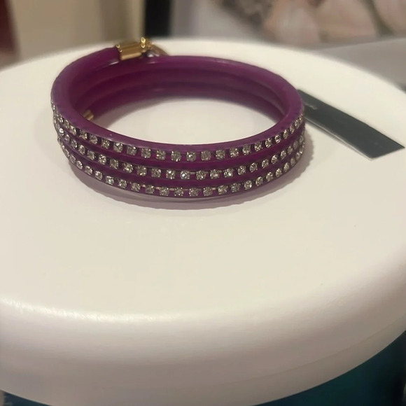 Marc By Marc Jacobs Slinky Plum Zirconia Bracelet-NWT - Picture 4 of 4